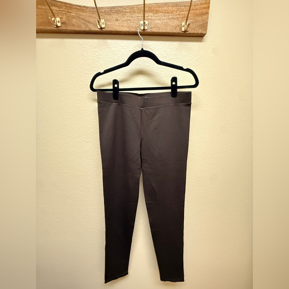 Vince Dark Brown Pull-On Leggings